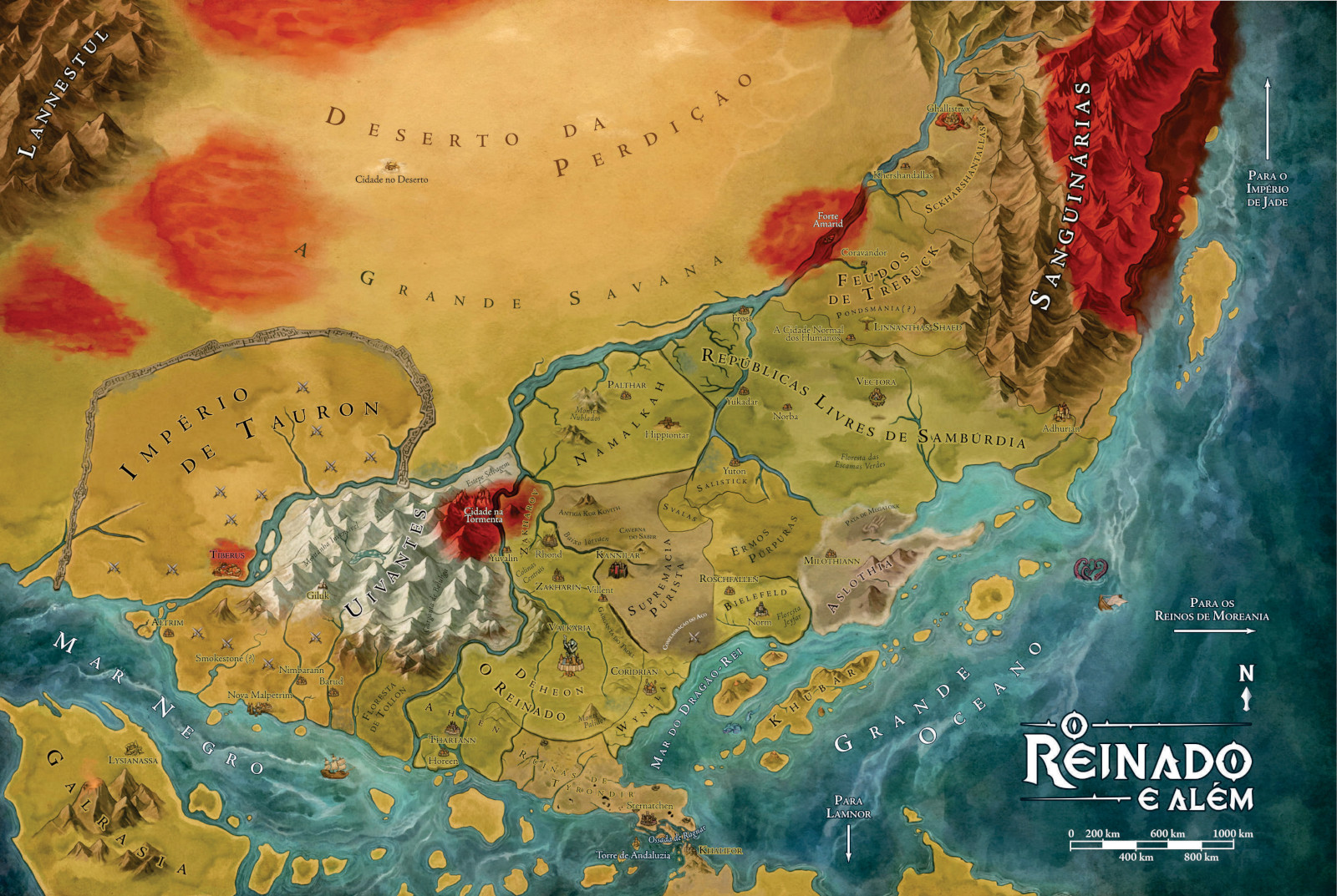 Mapa mundi de Arton